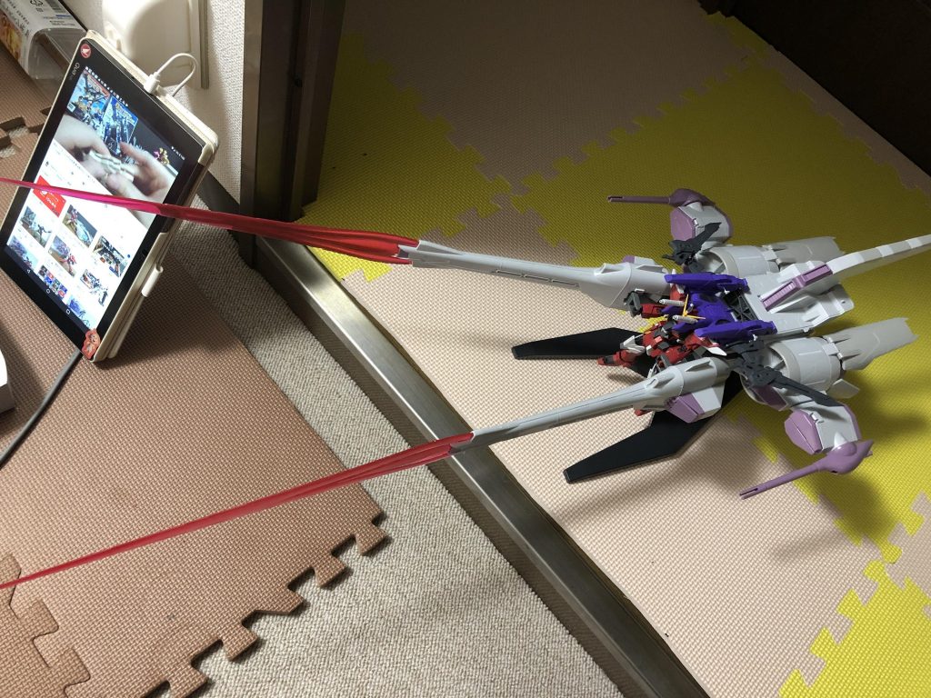 そして何よりこのキットビームサーベルが長すぎ笑笑