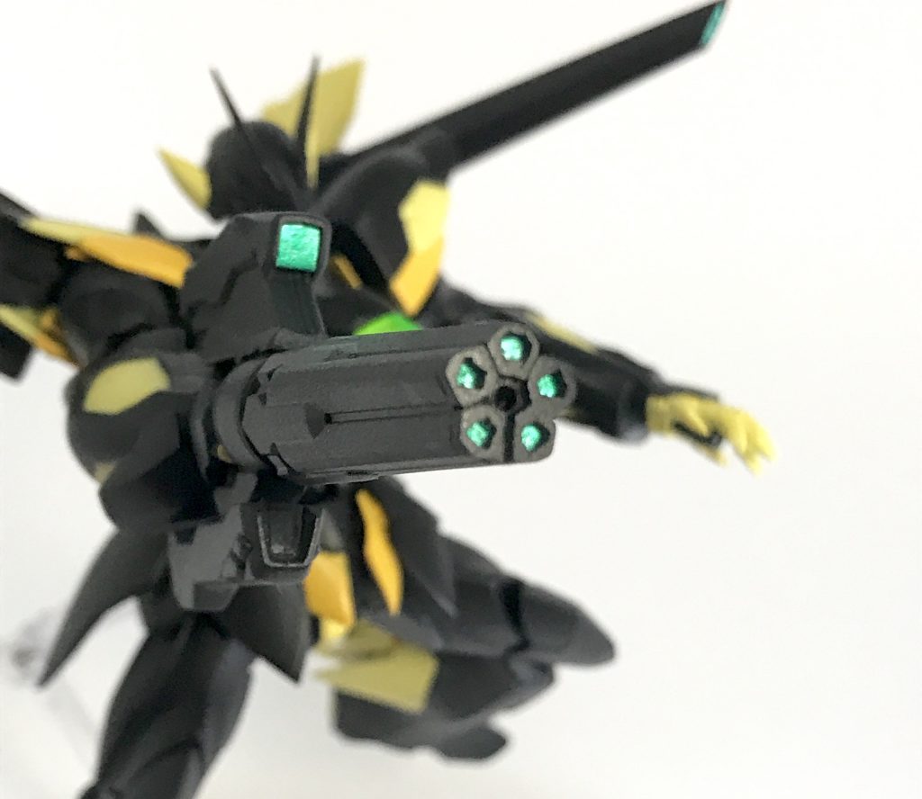 クロノスガンのアップ
砲身以外はゼイドラのパーツで構成されてます。