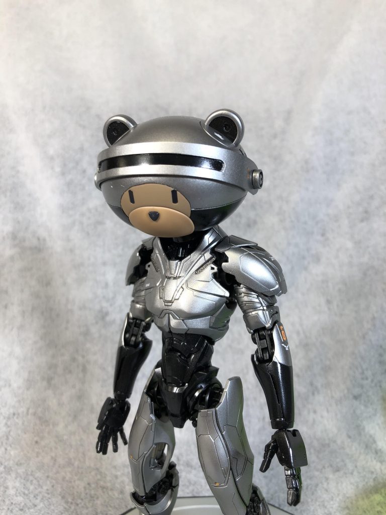 ちなみにバイザー下はこんな姿。急に溢れる脱力感!
コレに終了です。ご覧頂きありがとうございました!