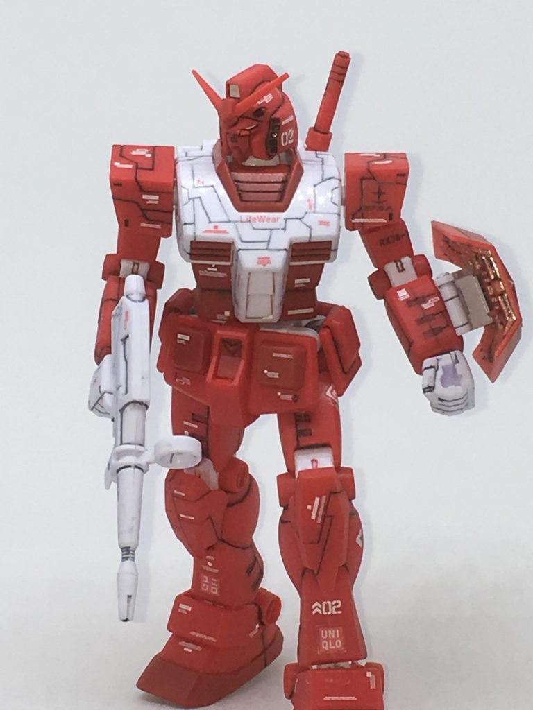 ガンダム ユニクロコラボver–3枚目/制作者：カサピー