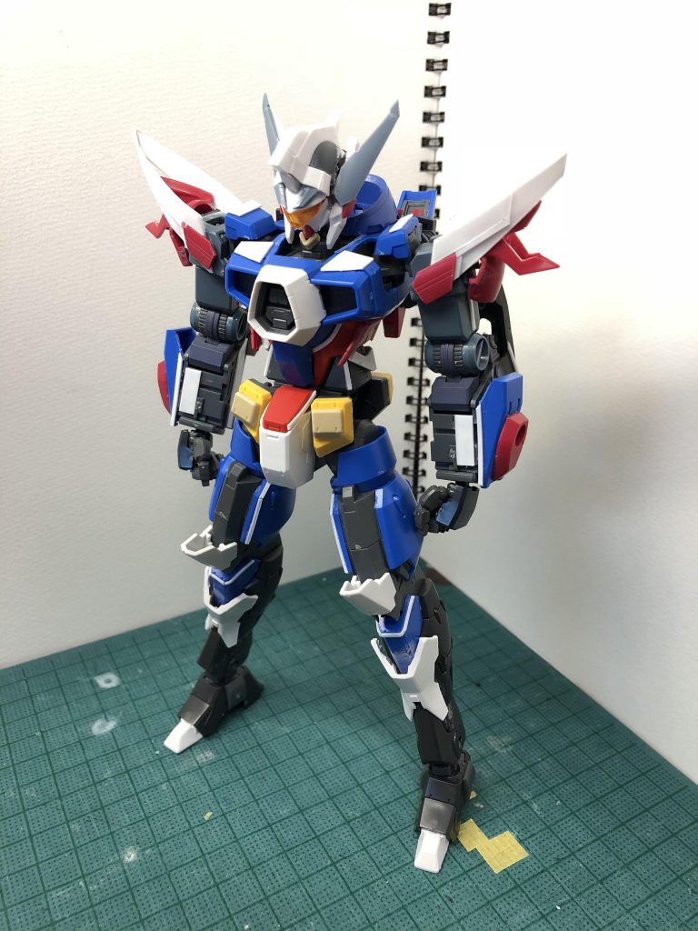 塗装前です この配色だとグリッドマンシグマに近いですね