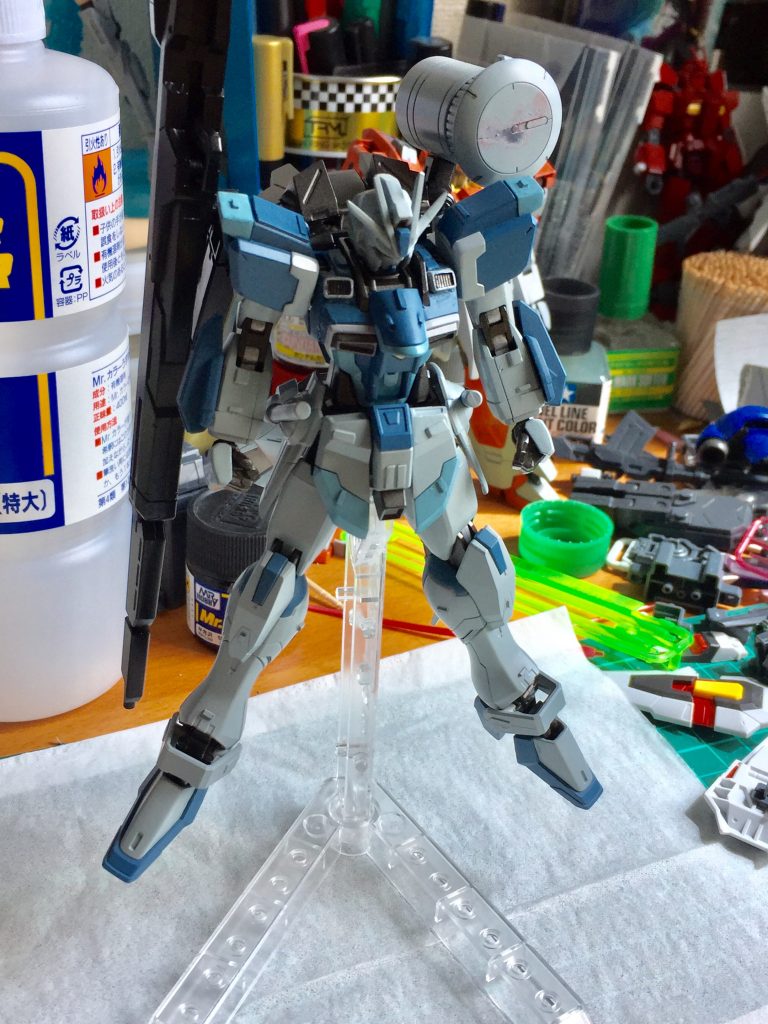 ウェザリング前の姿。
全塗装かつ充電式エアブラシ初の完成作品でもあります。
正直汚さなくてもよかったのでは…？