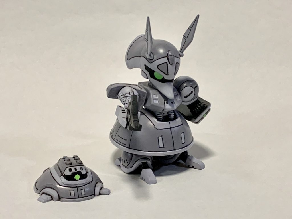 「可変機」のお題、特にアイデアがないので参加は見送りかなーと思っていたのですが、作成途中のBBバウンドドックがあることを思い出したので、完成させました(laugh)