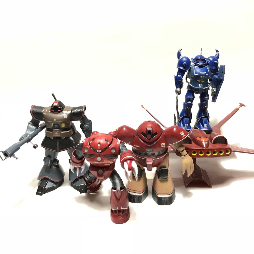 「ジオン脅威のメカニズム」
哀・戦士のポスター配置してみました。