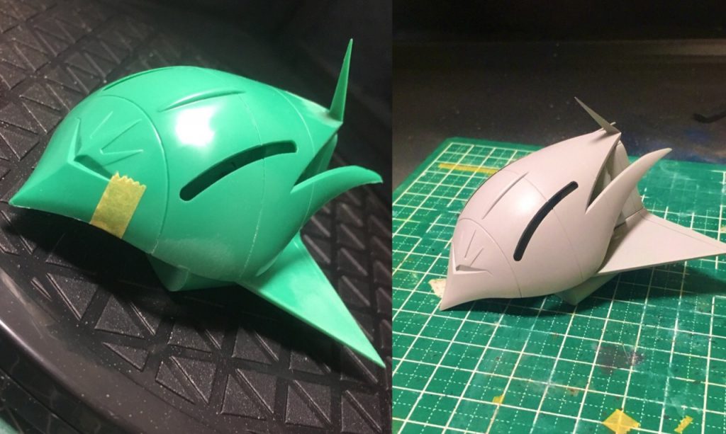 基本的には旧キットのまま、特に手は加えていません。