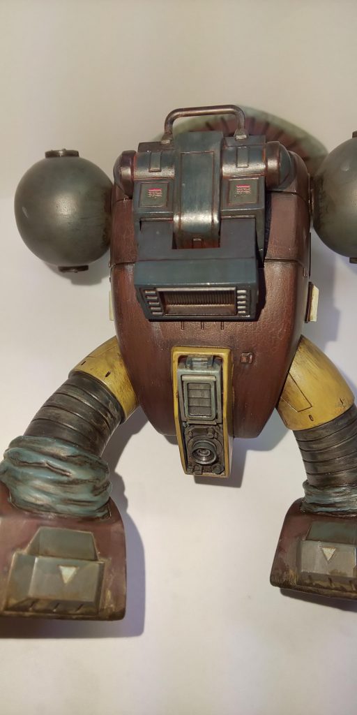 ランドセルのパイプは省略。
股間は色々なパーツでデコってます。