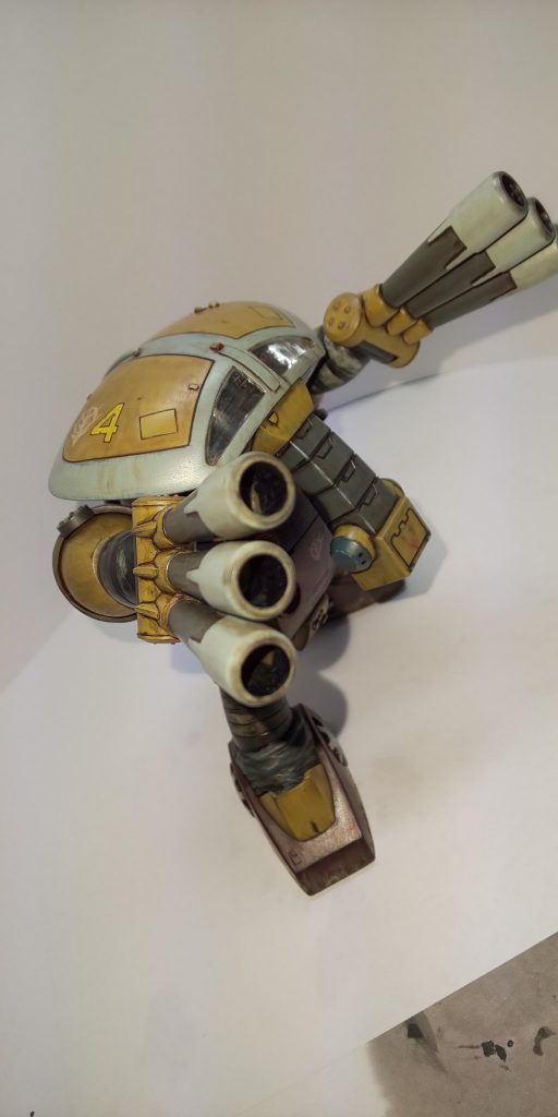 全体像です。
上陸後の支援射撃中なポーズを半固定で。