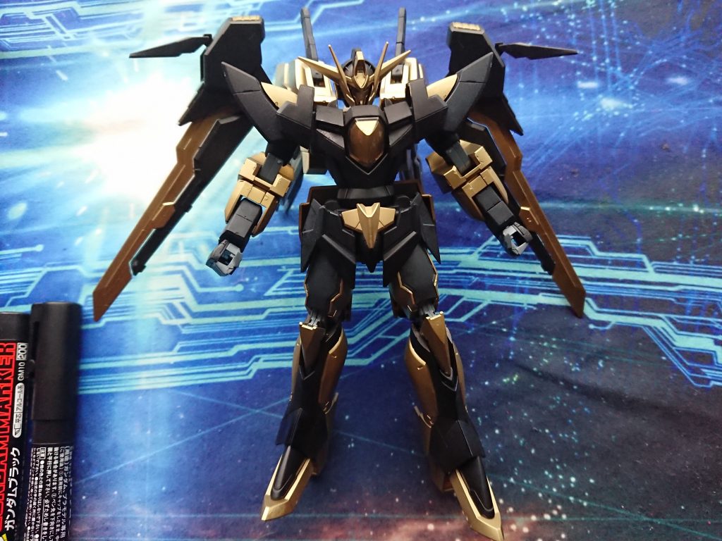 バックパック付けて