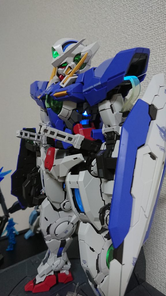 墨入れとグレーの部分塗装のみ。一部マーキングシールを使用。