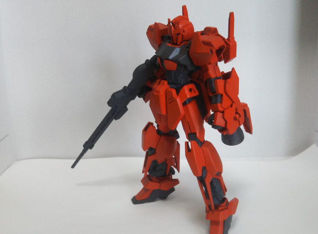 正面
余ってたファイヤーレッドで赤くしたのがメタ的に良い。