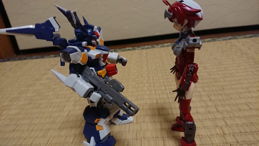 コトブキヤのR-GUNと一緒に
何故この組み合わせかはスーパーヒーロー作戦で検索してみよう！