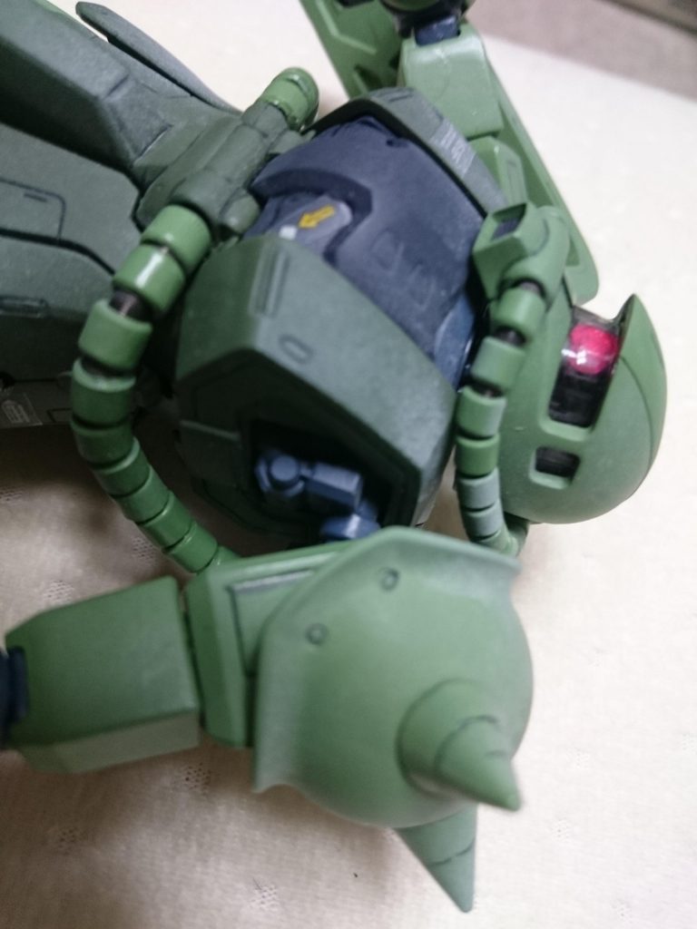 艶消しクリア塗布でかぶりました。
筆塗りでリカバリーしました。