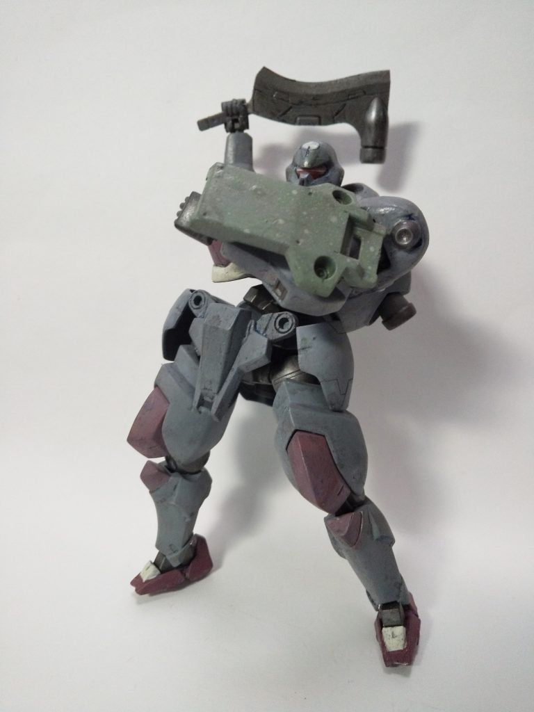 塗装はファレホを筆塗りで。汚しは少しやりすぎた感があります。反省。