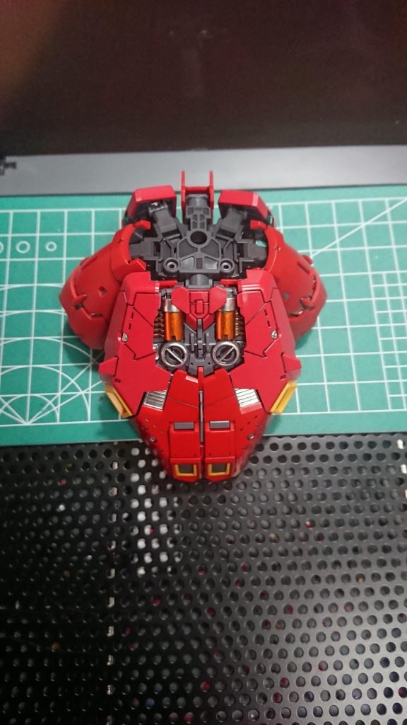 リヤスカート部分塗装後