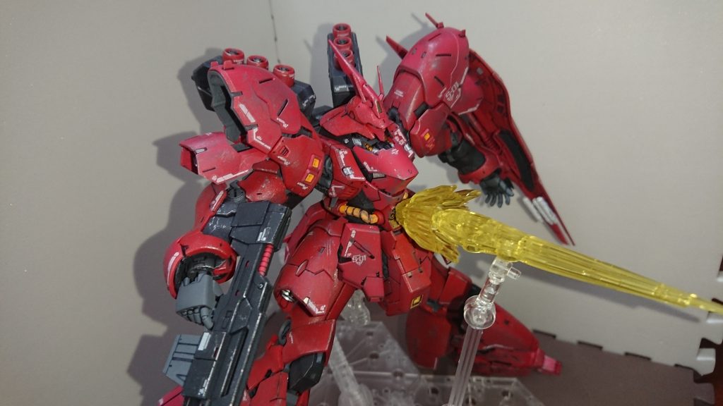 ジェットエフェクトでメガ粒子砲発射っぽくみせてみた