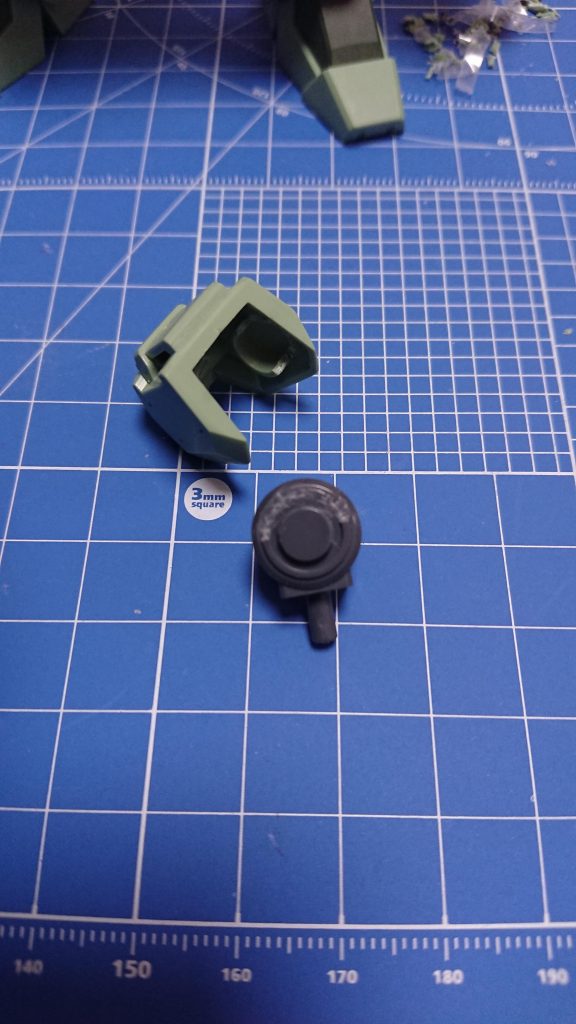 肩部後ハメ加工