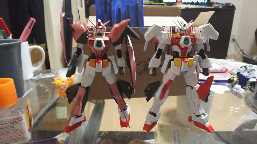 比較。まじでぜんぜんちがう。アンテナ増やしたのでそれだけでかおかわりますね。