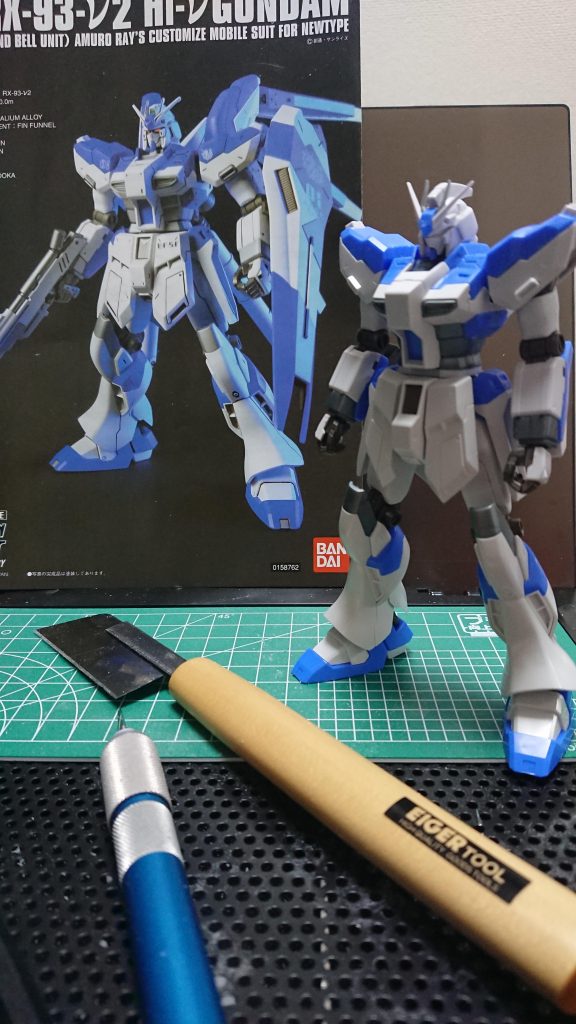 初めてプロポーションの改修に挑戦しましたが、道具のお陰で割と上手いこと出来ました。