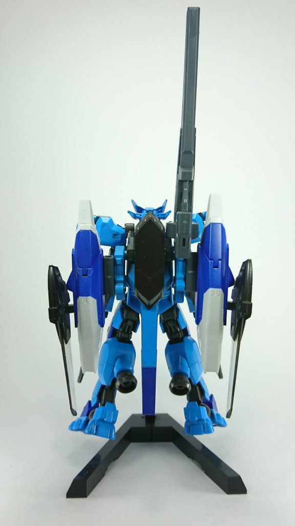 背面
背部ブースターはcollectionシリーズのブレイズウィザードとビルダーズパーツのウイングで制作