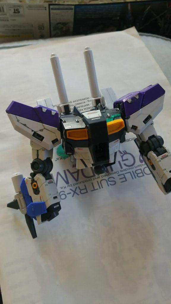 バックパックのビームキャノンはHG Ex-Sの物を使用。