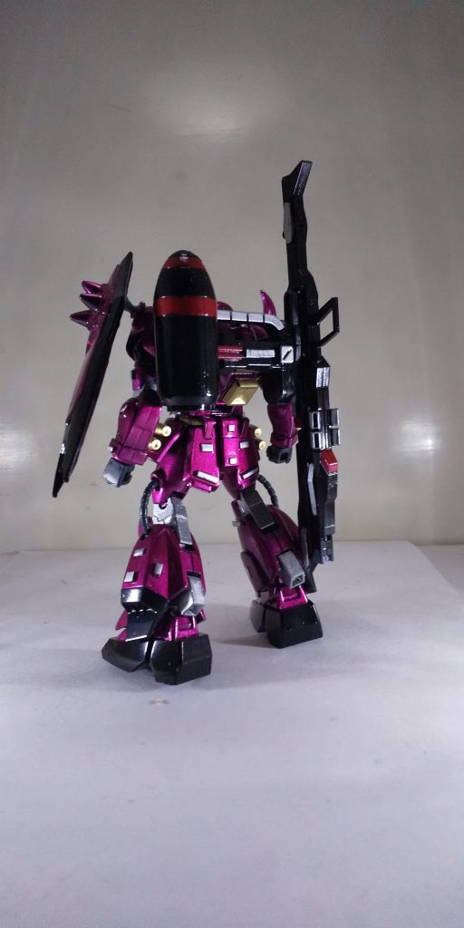 バックからのショットです！プラ板でディティールアップを頑張りました！