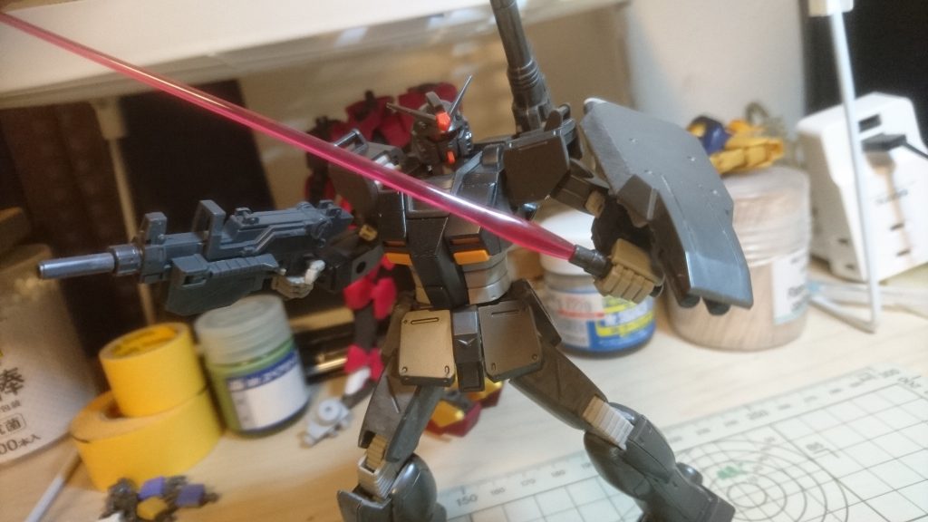 先ずは仮組み、このままでも充分カッコいいです