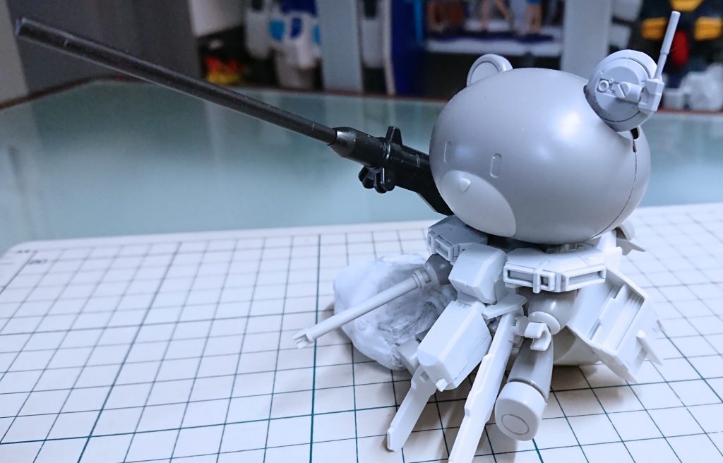 色はガンダムマーカー、白とグレーはシタデルカラーにて筆塗り、最後につや消しクリアで仕上げています。最後まで見て頂きありがとうごいました。