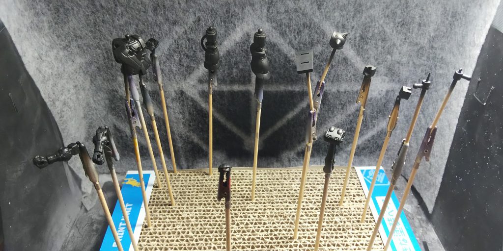 黒サフを吹いた