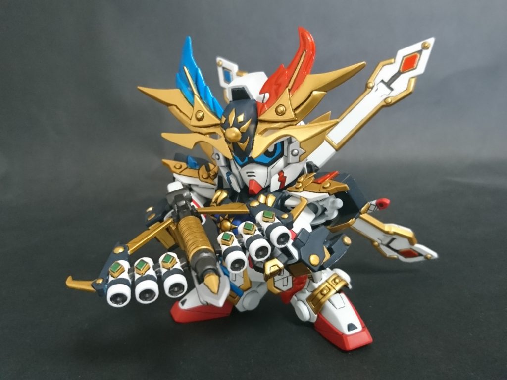 ●厳光の弓・改
厳光の弓を元に大幅な改造を加えた武器。
矢と同時に6発の小型砲を同時に発射する。
特に少数での奇襲時に効果を発揮するが、連射ができない欠点もある。