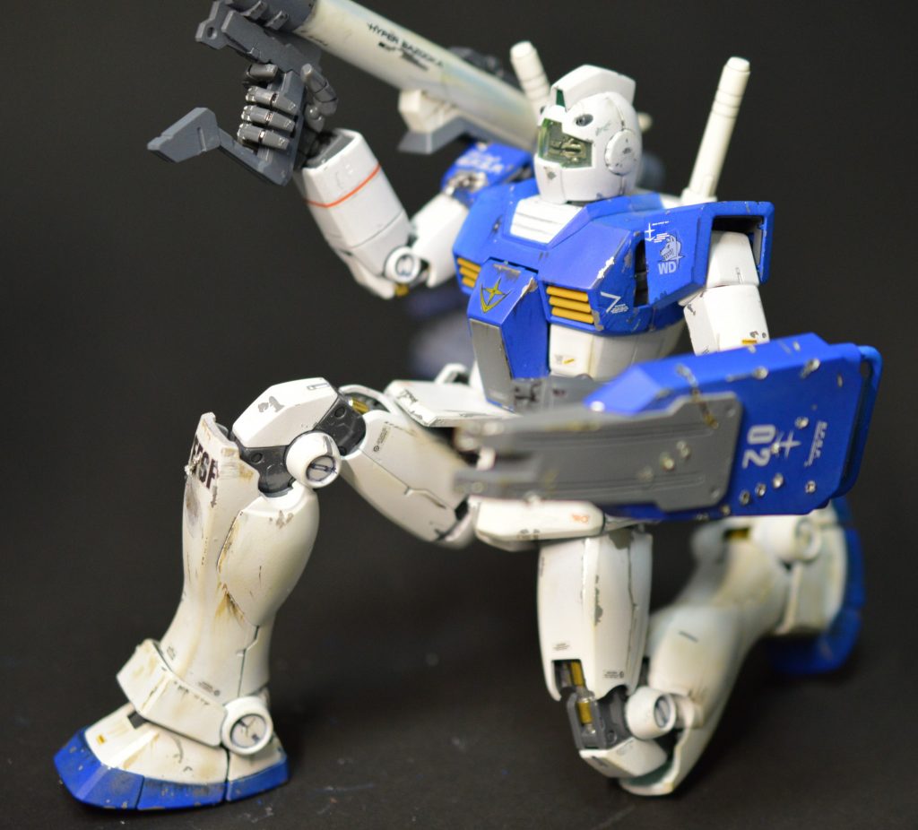 Ver2.0なので片膝立ちも余裕。素晴らしい可動域でした。