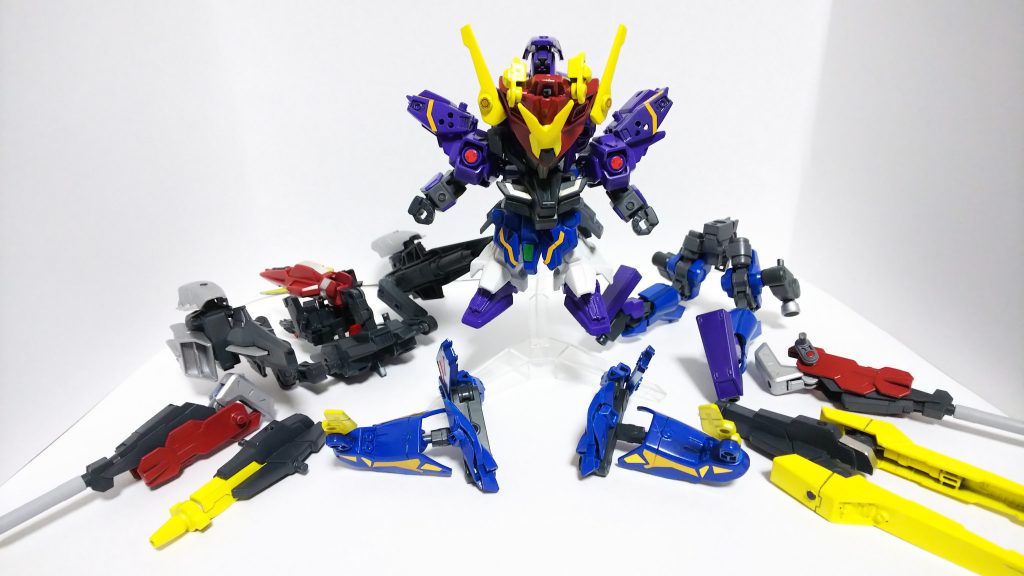 そして更なる形態へ
二機のメカが分離、そして・・・