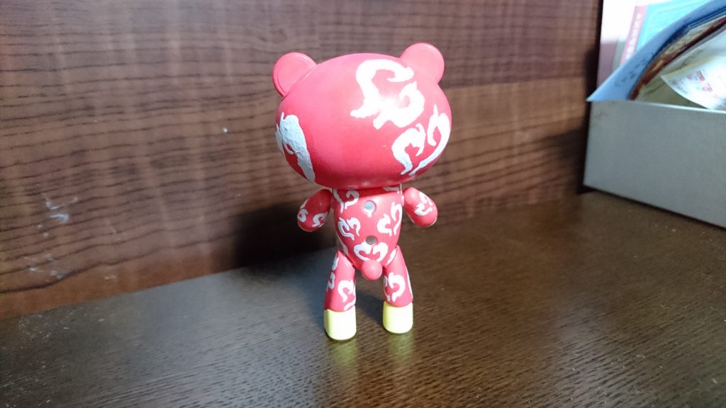 服を着せてしまったので見えませんが、全身にフィッシュフックの柄を入れています。
最後までご覧くださりありがとうございました。