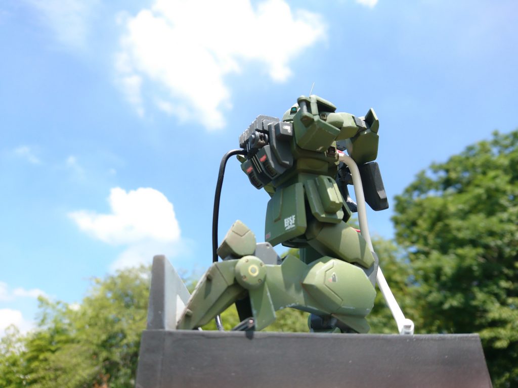 ランドセルは放熱板をプラ板で追加しました