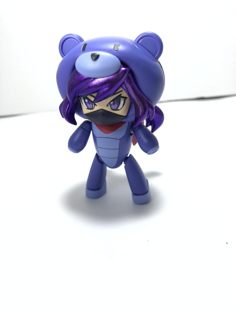 正面
全体的に青っぽい紫になってしまいましたが満足しています!笑