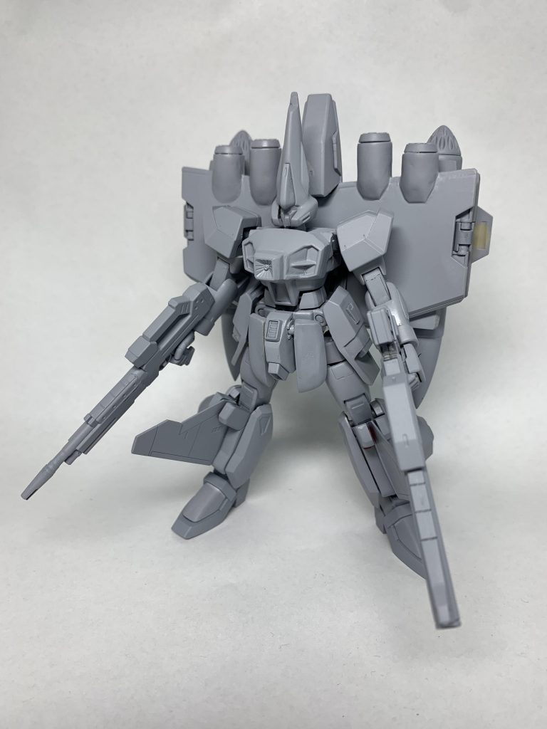 サフを吹いた状態です。