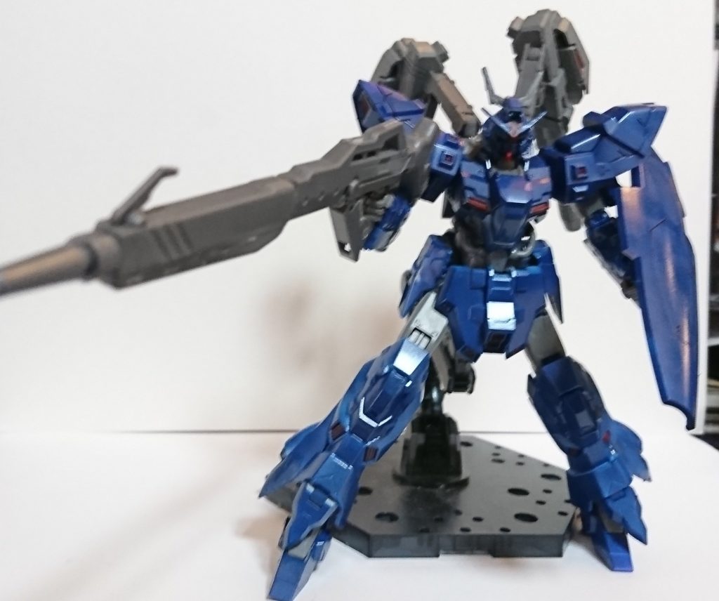 蒼き月　ムーンガンダム（キャノン＆スラスターアーム）–2枚目/制作者：アレス