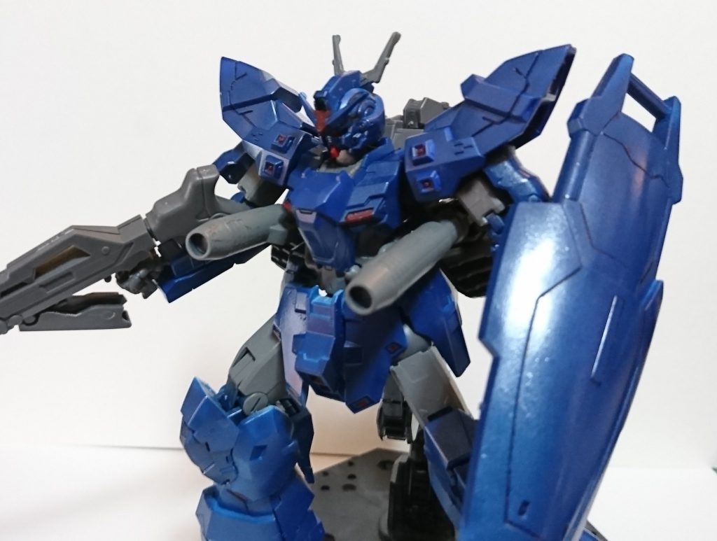 蒼き月　ムーンガンダム（キャノン＆スラスターアーム）–2枚目/制作者：アレス