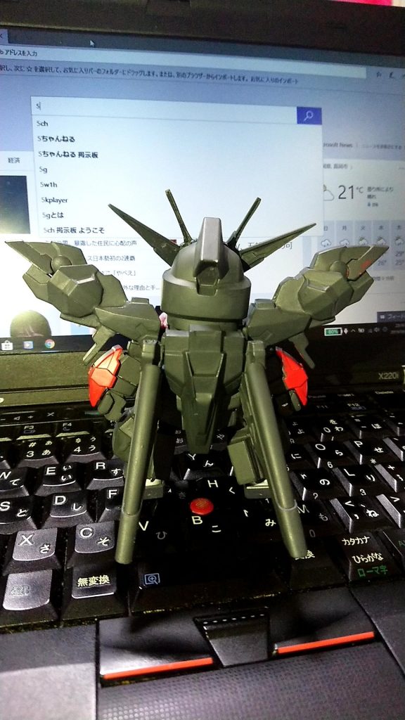 サフ塗装バックショット