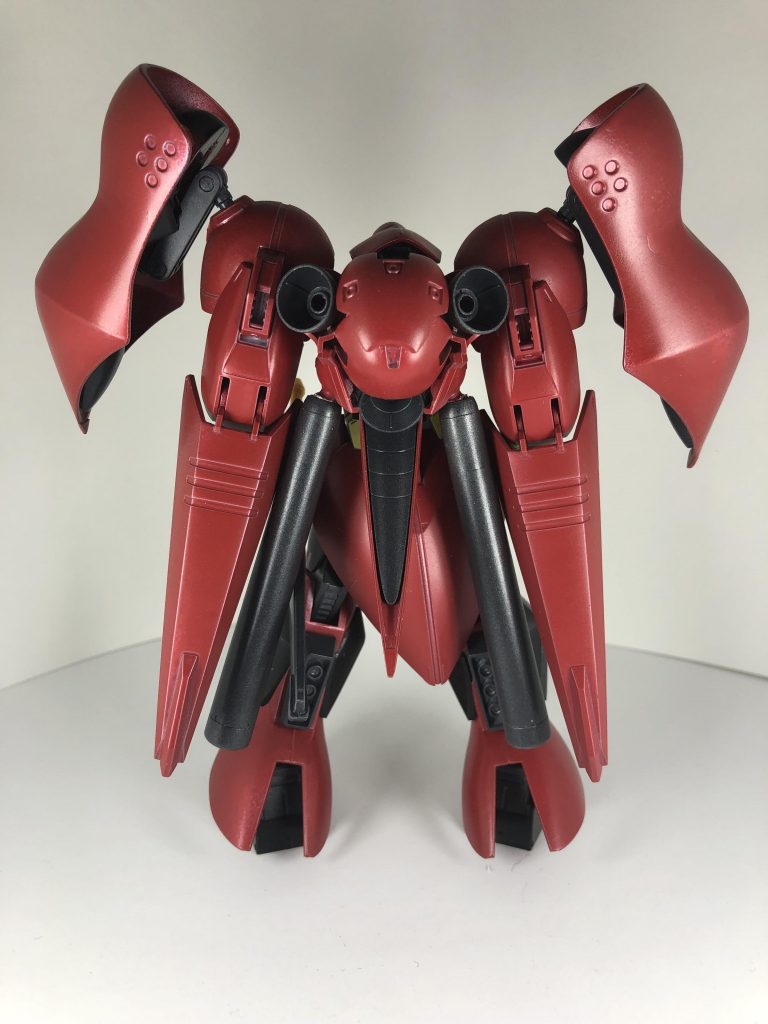 背面。バックパックはテトラのふくらはぎを使用。