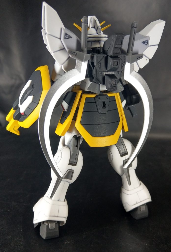 後ろ
バックパックスラスターはプラ棒とプラ板で作成