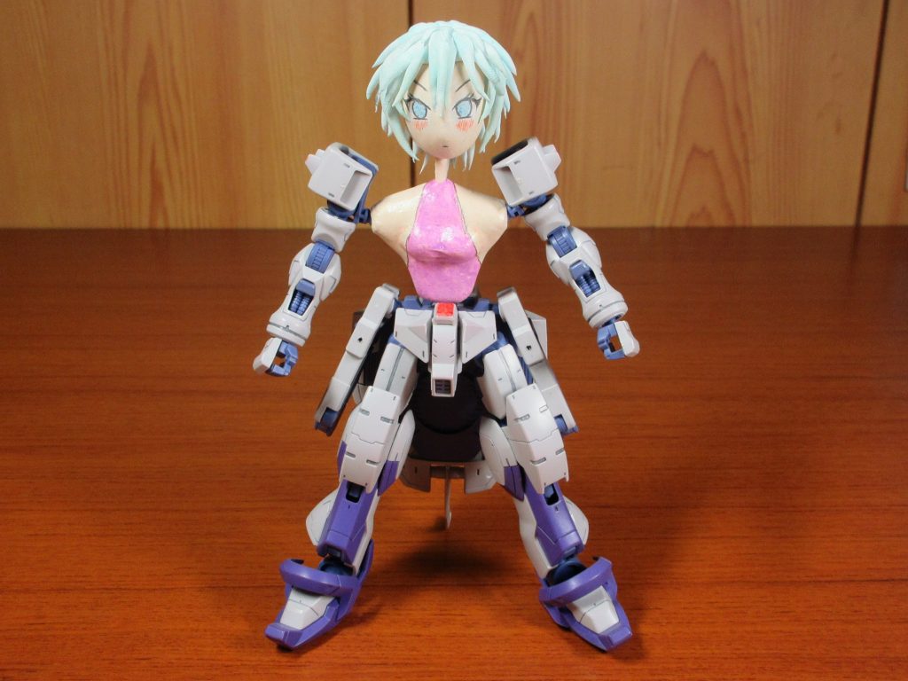 素立ちだとこんな感じです。
等身若干低め(>_<)