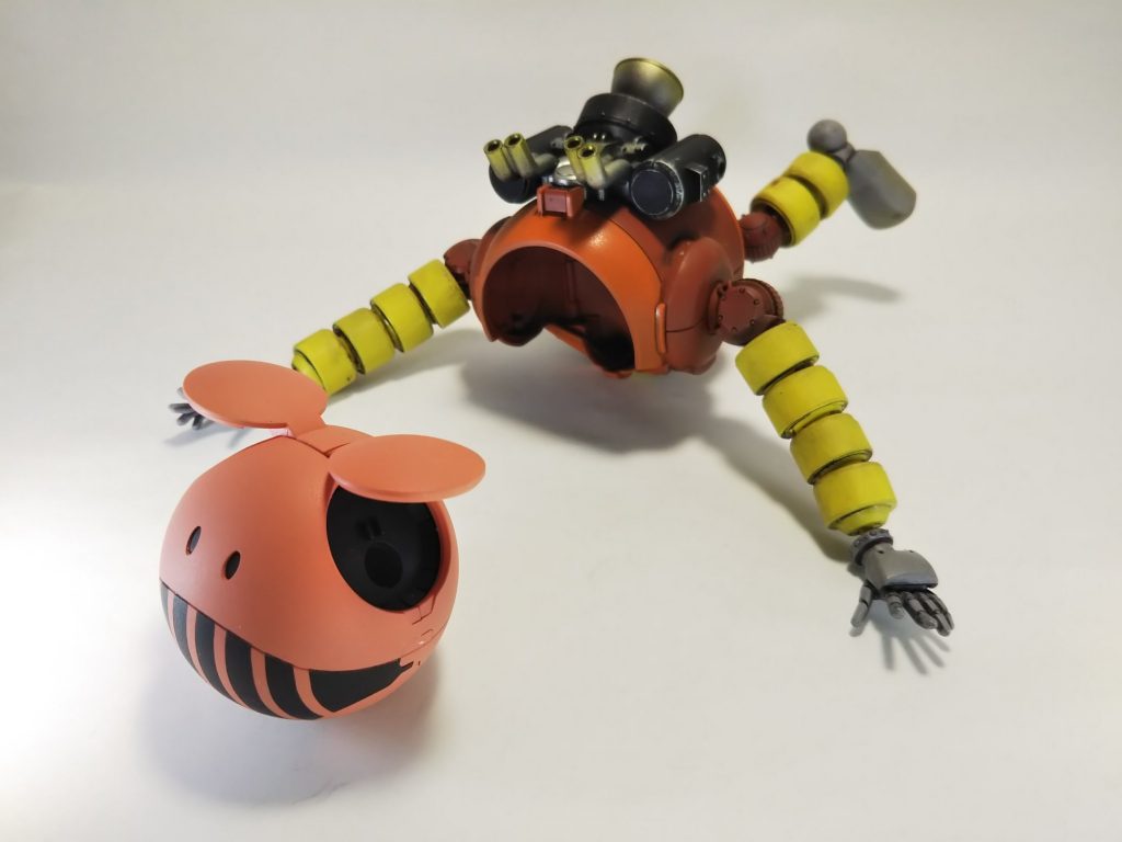 ハロなので頭部が外れるギミックも忠実再現できましたｗ