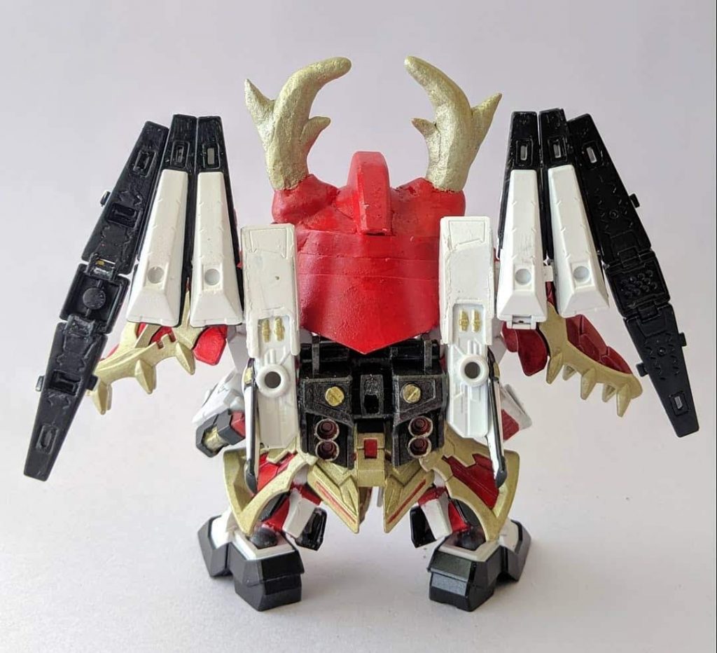 BBνのファンネルを半分こしてダフルファンネルに!足りない部分はジャンクででっちあげ(・∀・)