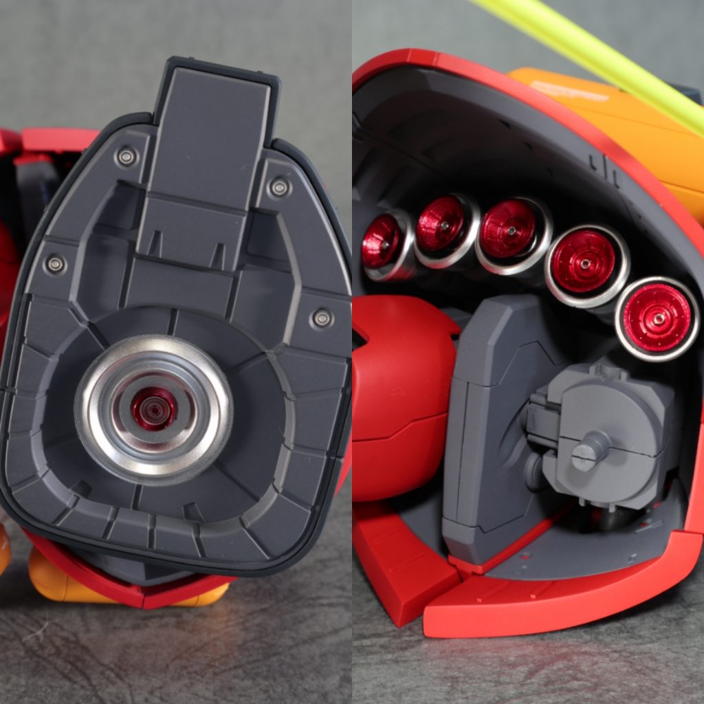 バーニア周りのディテール