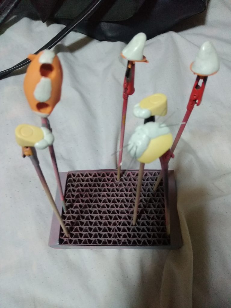 パテ盛りました