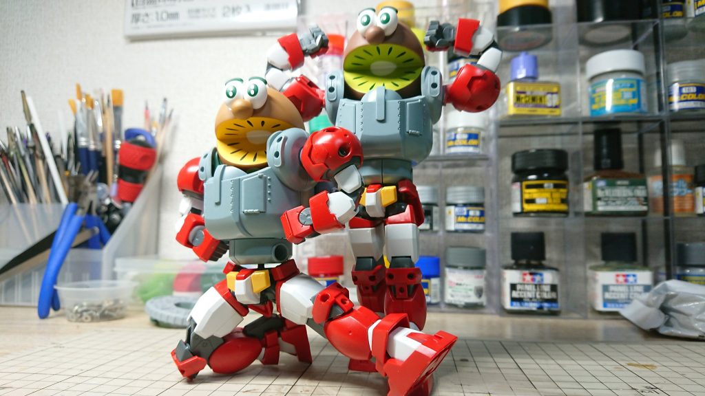 ポーズ取らせて可動範囲のチェック