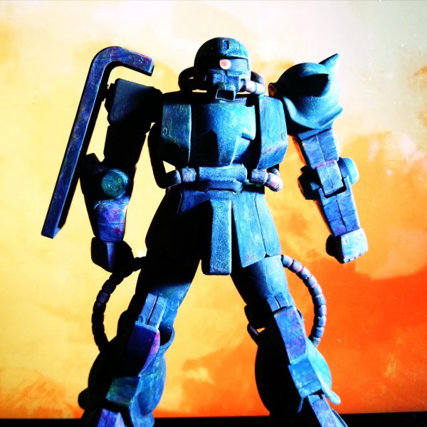 FGザク素組でどこまでいけるかな