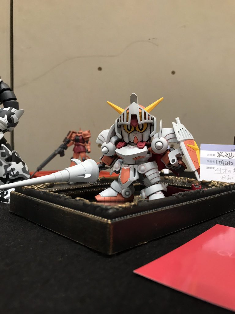 最後は9月14日(土曜)に京都でおこなわれた「にぬき祭」という模型展示会にて自卓にて展示していた写真です。
他の参加者さんの作品は写真撮っていたのに自分の作品はまとめてしか撮ってなくて、単体での写真がひとつもなかった為同じく参加されてたお友達モデラーさんが撮影して下さってた写真を許可いただいて使わせていただきました。感謝m(_ _)m