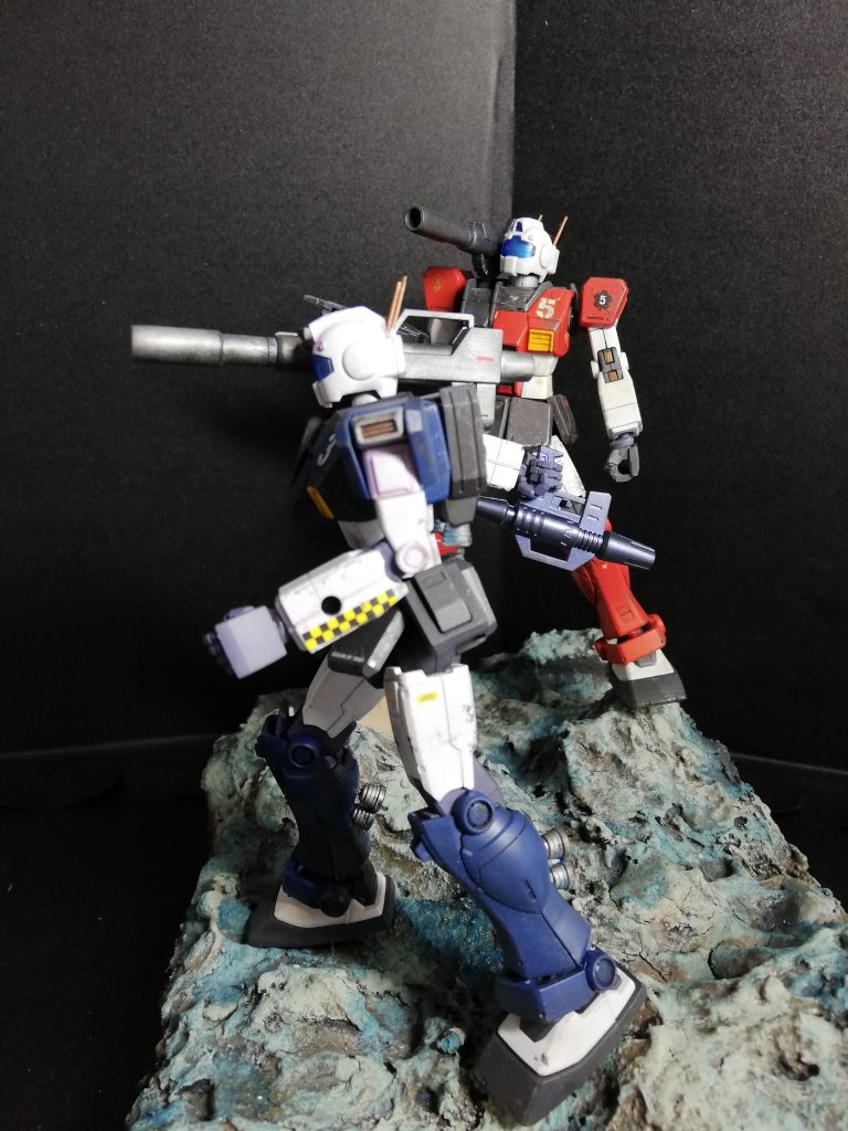 箱絵の舞台は北米の中西部あたり?なんでしょうか。空間突撃仕様なので宇宙っぽいヴィネットを作ってみました。