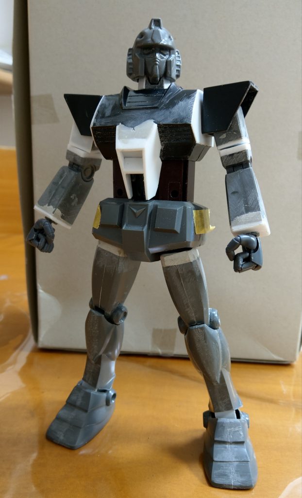 進化過程。ミクロマンぽいと言われた。